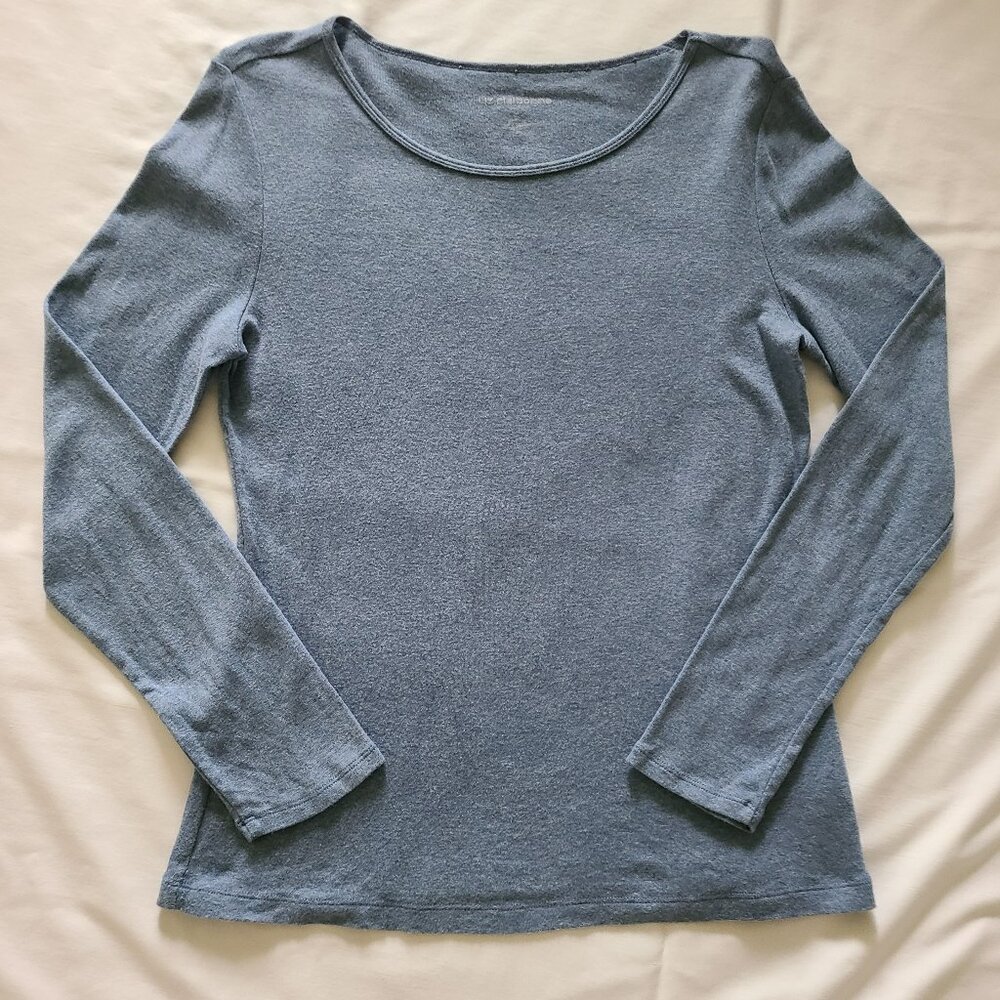 Liz Claiborne Womens Crew Neck Long Sleeve T-Shirt - Size M